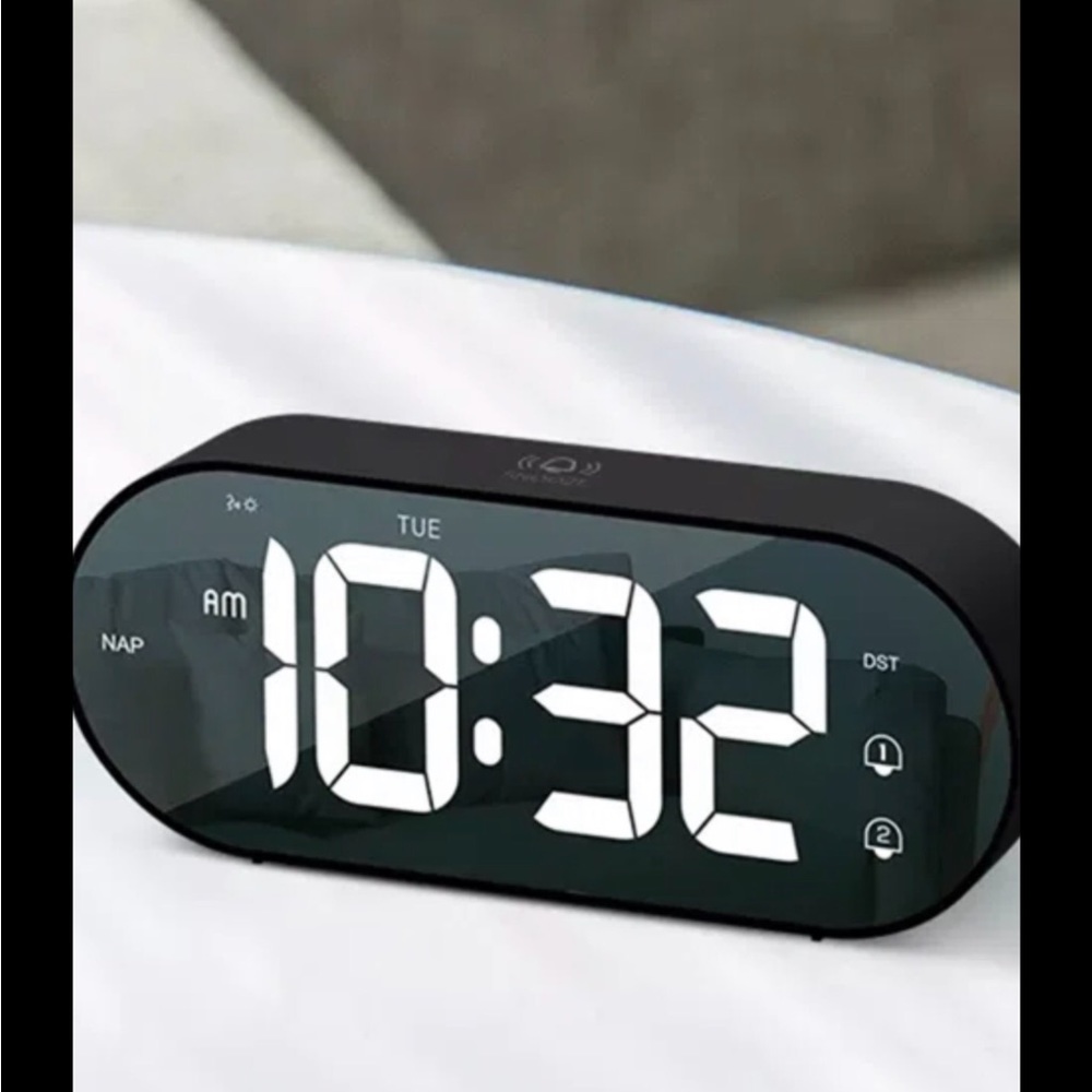 Brand New LED Music Alarm Clock - tabletop